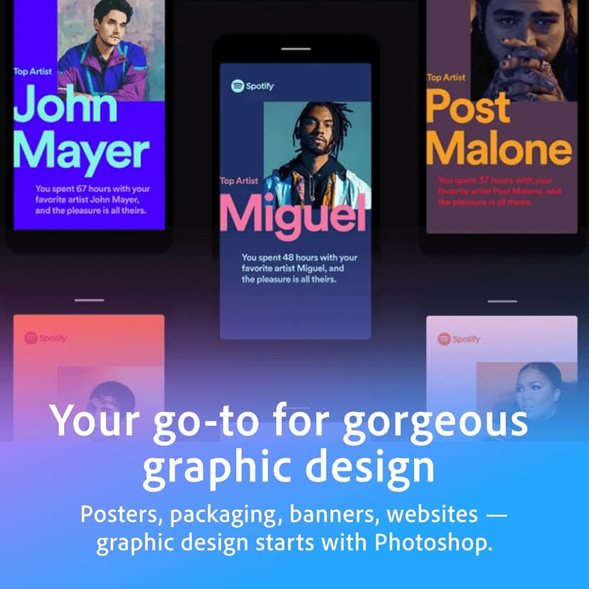 Adobe Photoshop | Photo, Image, and Design Editing Software | 12-Month Subscription with Auto-Renewal, PC/Mac