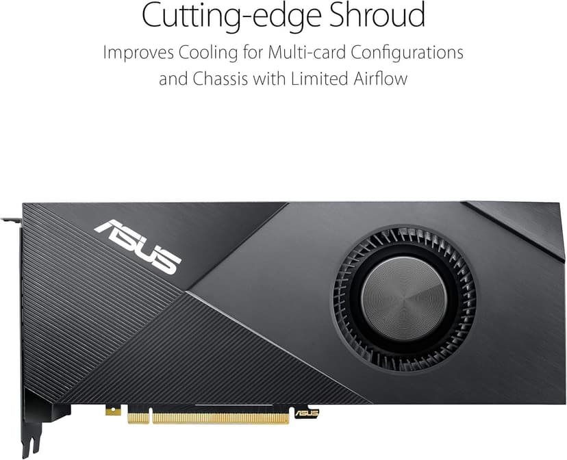ASUS GeForce RTX 2060 6G Turbo Edition GDDR6 HDMI DP 1.4 Graphics Card (TURBO RTX2060-6G)