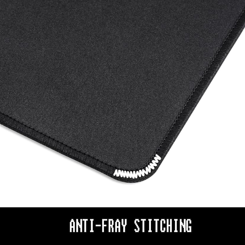 Mouse Pad, 30% Thicker Black Computer Pad, Anti-Slip Rubber Mouse Mat with Stitched Edges for Gaming, Office, Laptop, PC, Women & Men, 8 x 10 Inch Thick 5 mm, Modern Design, Square