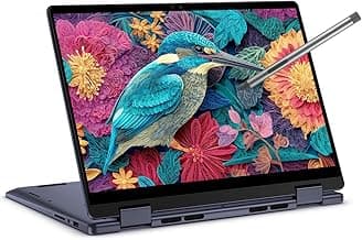 Dell Inspiron 14 Linux Laptop Computer, 2-in-1 14" FHD+ Touchscreen PC, AMD Ryzen 5-8640HS, 32GB DDR5 RAM, 2TB SSD, Backlit Keyboard, Fingerprint, SD Card Reader, Stylus Pen, Linux Ubuntu OS