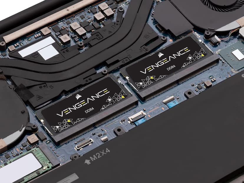 CORSAIR Vengeance SODIMM DDR4 RAM 32GB (2x16GB) 3200MHz CL22-22-22-53 1.2V Intel AMD Laptop Notebook Memory - Black (CMSX32GX4M2A3200C22)