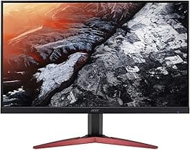 Acer KG251Q Fbmidpx 24.5" Full HD (1920 x 1080) TN 144Hz Monitor with AMD Radeon FreeSync Technology (Display Port, HDMI & DVI), Black UM.KX1AA.F03