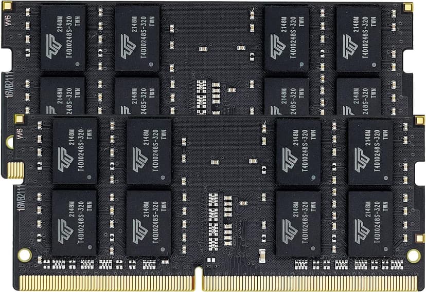 Timetec 32GB KIT(2x16GB) DDR4 3200MHz (or 2933MHz or 2666MHz) PC4-25600 Non-ECC Unbuffered 1.2V CL22 2Rx8 Dual Rank 260 Pin SODIMM Laptop Notebook PC Computer Memory RAM Module Upgrade