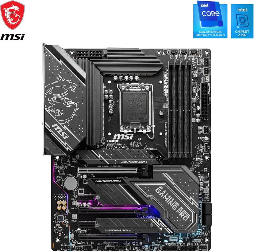 MSI Z790 GAMING PRO WIFI motherboard Intel Z790 LGA 1700 ATX