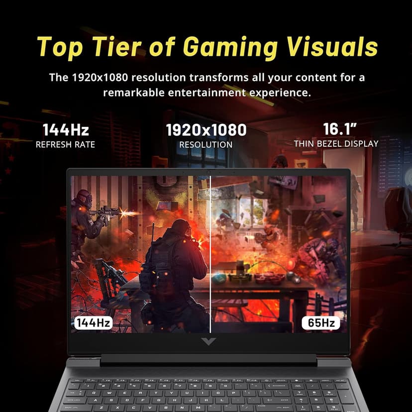 HP Victus 16.1" FHD 144Hz Gaming Laptop, AMD Ryzen 7-8845HS, 16GB DDR5, 512GB SSD, NVIDIA GeForce RTX 4070, Backlit Keyboard, FHD Camera, Wi-Fi 6, Win 11 Pro, Silver, 256GB Docking Station Set