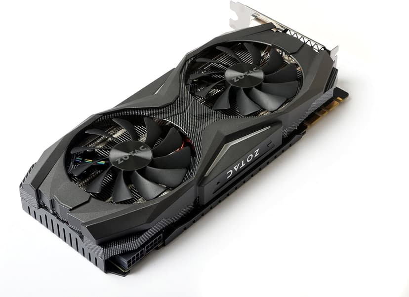 ZOTAC GeForce GTX 1080 AMP! Edition, ZT-P10800C-10P, 8GB GDDR5X Ice Storm Cooling, Metal Wraparound Carbon ExoArmor exterior, Ultra-wide 100mm Fans Gaming Graphics Card