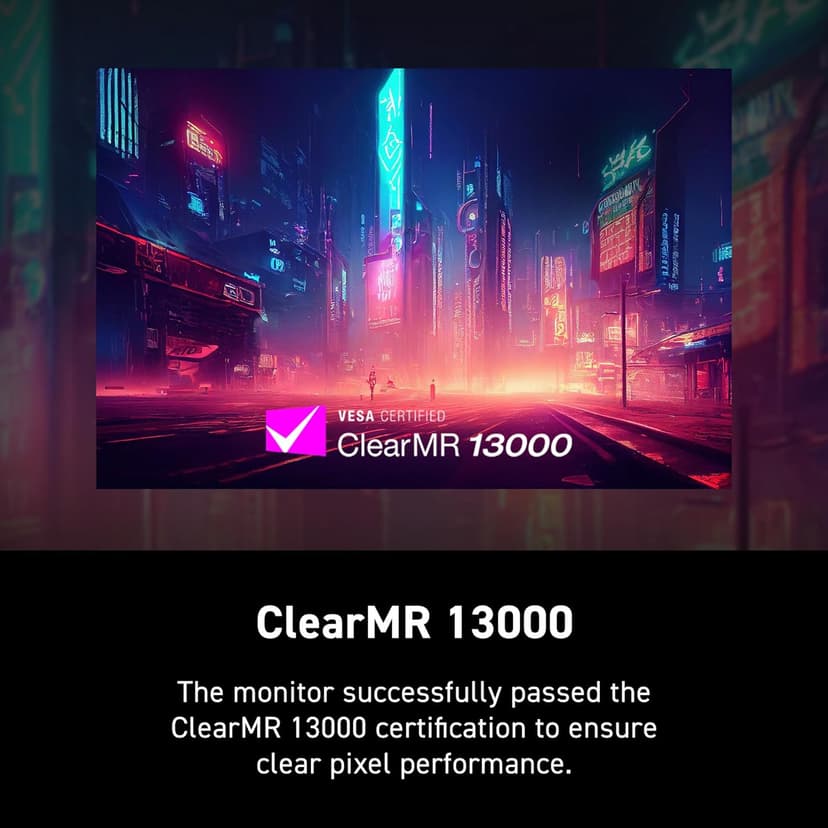msi MAG 273QP QD-OLED X24 27-inch 2560 x 1440 (QHD) Gaming Monitor, 240Hz, Adaptive-Synch, HDMI, DisplayPort, VESA Mountable, Tilt, Height Adjustable, Speaker, 0.03ms, Black