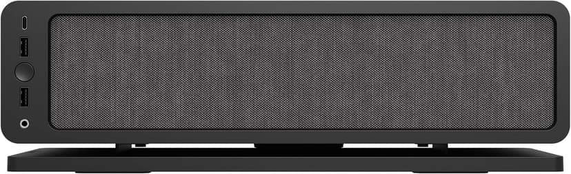 Fractal Design Ridge Black - PCIe 4.0 Riser Card Included - 2X 140mm PWM Aspect Fans Included - Type C USB - m-ITX PC Gaming Case