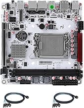 Q670 Pro 8-Bay Mini-ITX NAS Motherboard: LGA1700 for 12th/13th/14th Gen Intel CPUs, 8 SATA 3.0, 3 M.2 NVMe, 2.5G vPro NIC, Dual DDR5 Slots, USB3.2, Dual 4K@60Hz Display (Q670+ 2X SFF-8643)