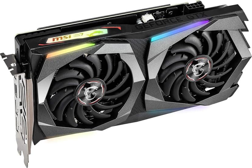 MSI Gaming GeForce GTX 1660 128-Bit HDMI/DP 6GB GDRR5 HDCP Support DirectX 12 Dual Fan VR Ready OC Graphics Card (GTX 1660 Gaming X 6G)