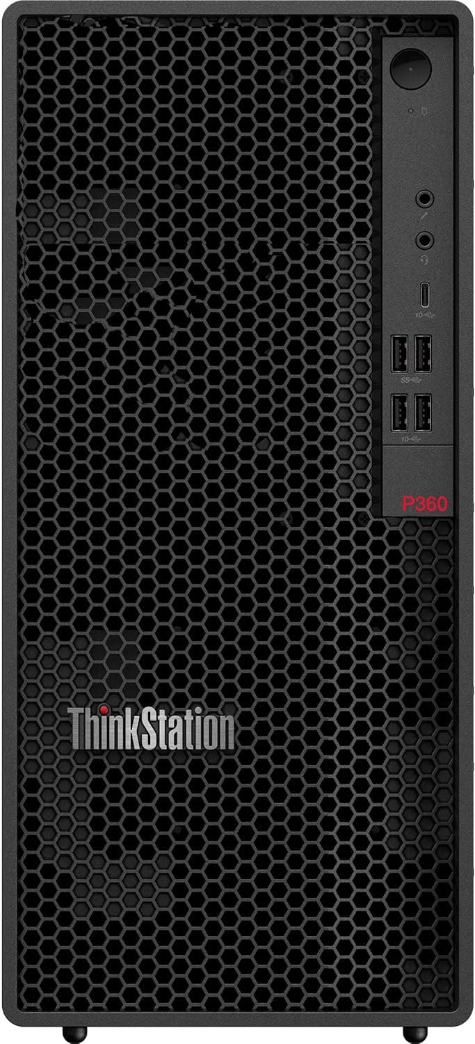 Lenovo ThinkStation P360 Workstation Desktop (12-Core Intel i7-12700, Intel UHD 770, 64GB DDR5 RAM, 2TB PCIe SSD, WiFi 6E, Bluetooth 5.1, USB KYB and Mouse, Win 11 Pro) with/DKZ Hub