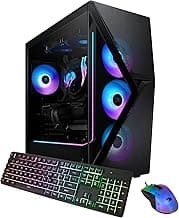 iBUYPOWER Slate MESH Gaming PC Desktop Computer AMD Ryzen 9 9900X CPU, NVIDIA GeForce RTX 5070Ti 16GB GPU, 32GB DDR5 RGB 5200MHz RAM, 2TB NVMe SSD, Windows 11 Home, Keyboard and Mouse - SMA9N57T01