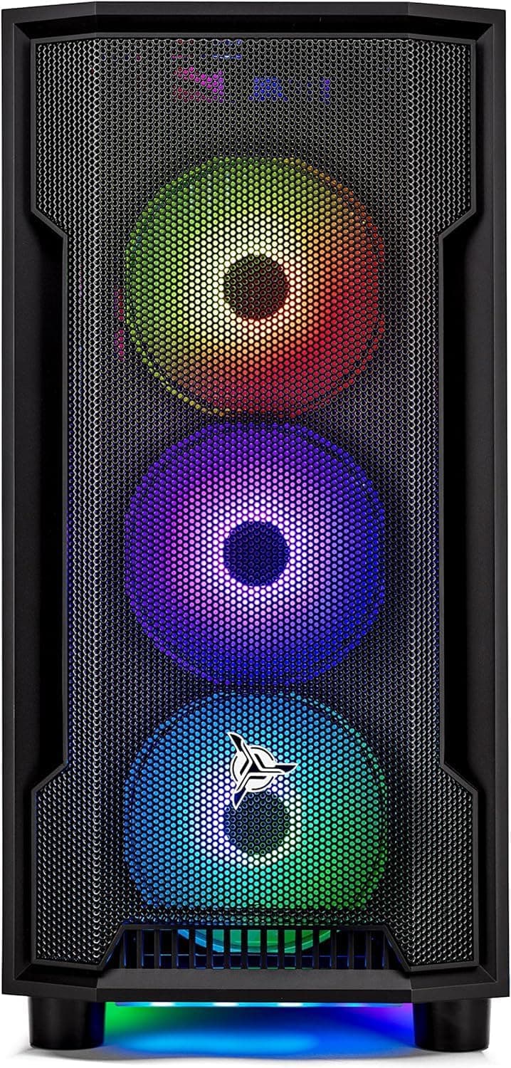 Skytech Gaming Shadow Desktop PC, Intel i5 13400F 2.5 GHz (4.6GHz), NVIDIA RTX 4060 8GB, 2TB NVMe SSD, 32GB DDR5 RAM 5200 RGB, 650W Gold PSU, Wi-Fi, Win 11