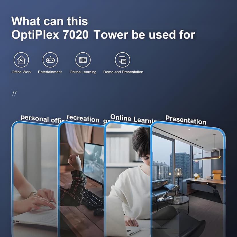 Dell OptiPlex 7020 Desktop Computer, 7000 Tower Dekstop PC, Intel Hexa-Core i5-12500 (Beat i7-11700), 32GB DDR5 RAM, 1TB PCIe SSD, DVDRW, USB WiFi Adapter, RJ-45, HDMI, DisplayPort, Windows 11 Pro