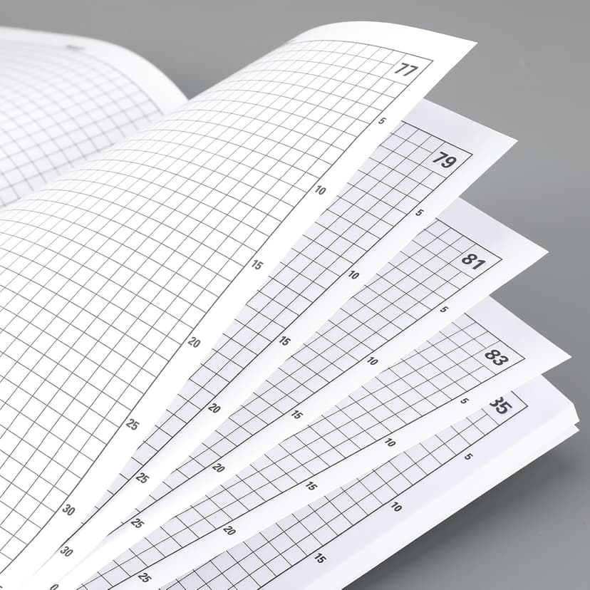 Motiskyy Engineering Notebook 120 Pages Grid Format 8.5" x 11" Paperback Graph Paper Composition Notebook Graph Notepads For Engineer Teacher Architect Designer Scientist (Green,10 Pcs)