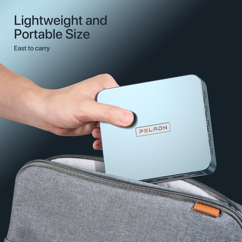 PELADN Mini PC,12th Gen Alder Lake- N100(up to 3.4GHz), 16GB DDR4 RAM 512GB M.2 PCIe SSD, Desktop Computer Support 4K Dual Display/USB3.2/WiFi 4/BT4.2