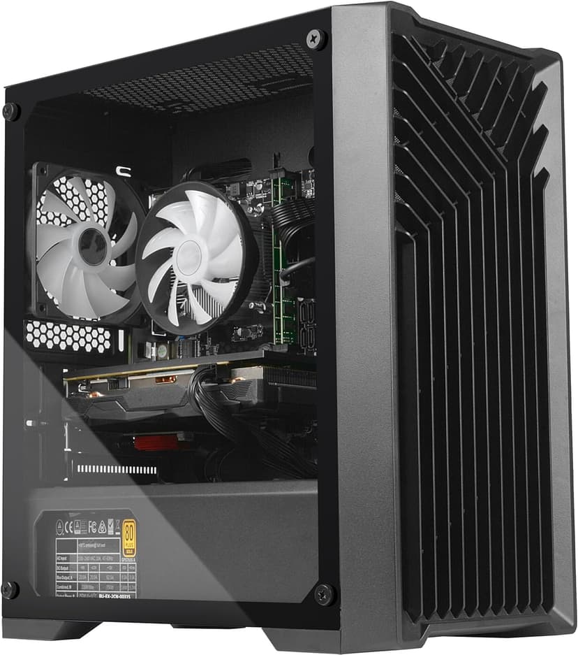 Blackout Computers Gaming Desktop PC Computer, Intel Core i7 3.6 GHz up to 4.0 GHz,AMD Radeon RX 580 8G GDDR5,16GB RAM,1TB NVME SSD, Windows 10 Pro, WiFi, Bluetooth 5.0, VR Ready,RGB Fans x4 (Renewed)