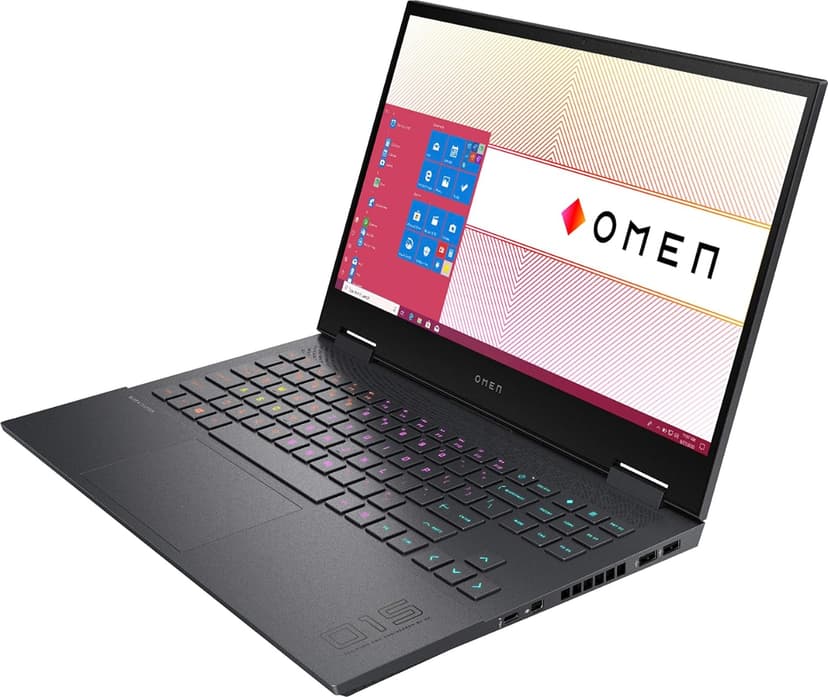 HP - OMEN Gaming 15.6" Laptop - AMD Ryzen 7 - 8GB Memory - NVIDIA GeForce GTX 1660 Ti - 512GB SSD - Mica Silver