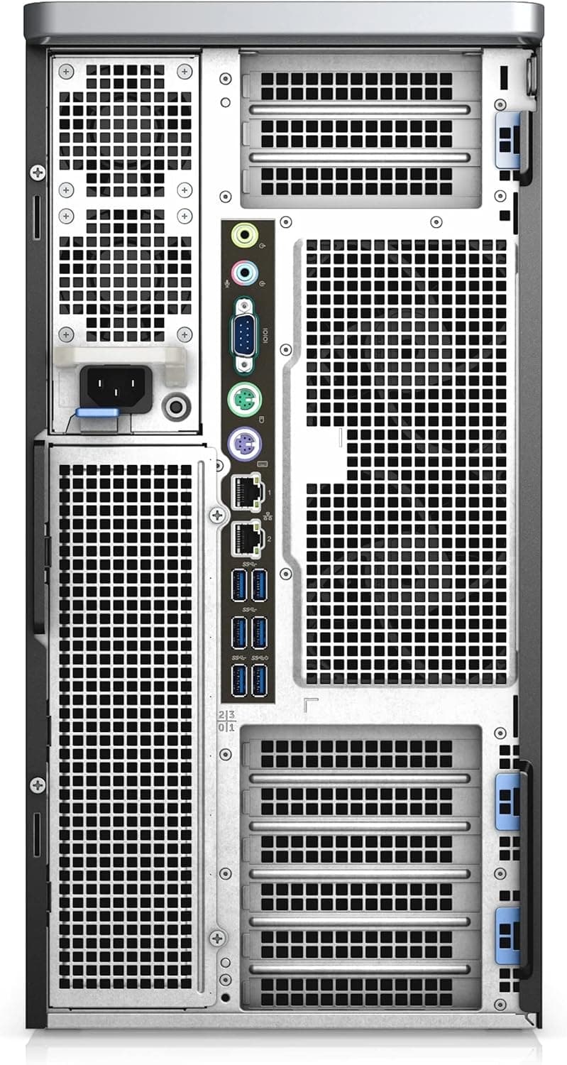 PCSP Precision 7920 Tower Workstation, VR CG AI 4K Editing Rendering, 2X Intel Xeon Gold 6148 up to 3.7GHz (40-Cores), 192GB DDR4, 1TB SSD + 4TB HDD, Quadro P4000 8GB, Windows 11 Pro (Renewed)