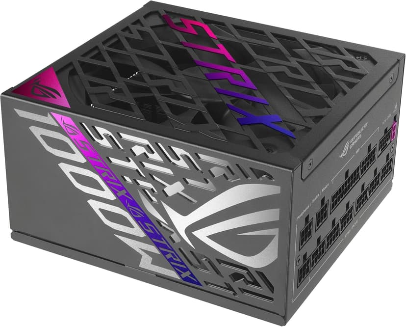ASUS ROG Strix 1000W Platinum (Fully Modular Power Supply, 80 Plus Platinum Certified, ATX 3.1, Cybenetics Lambda A+, GaN MOSFET, GPU-First Intelligent Voltage Stabilizer, 10-Year Warranty)