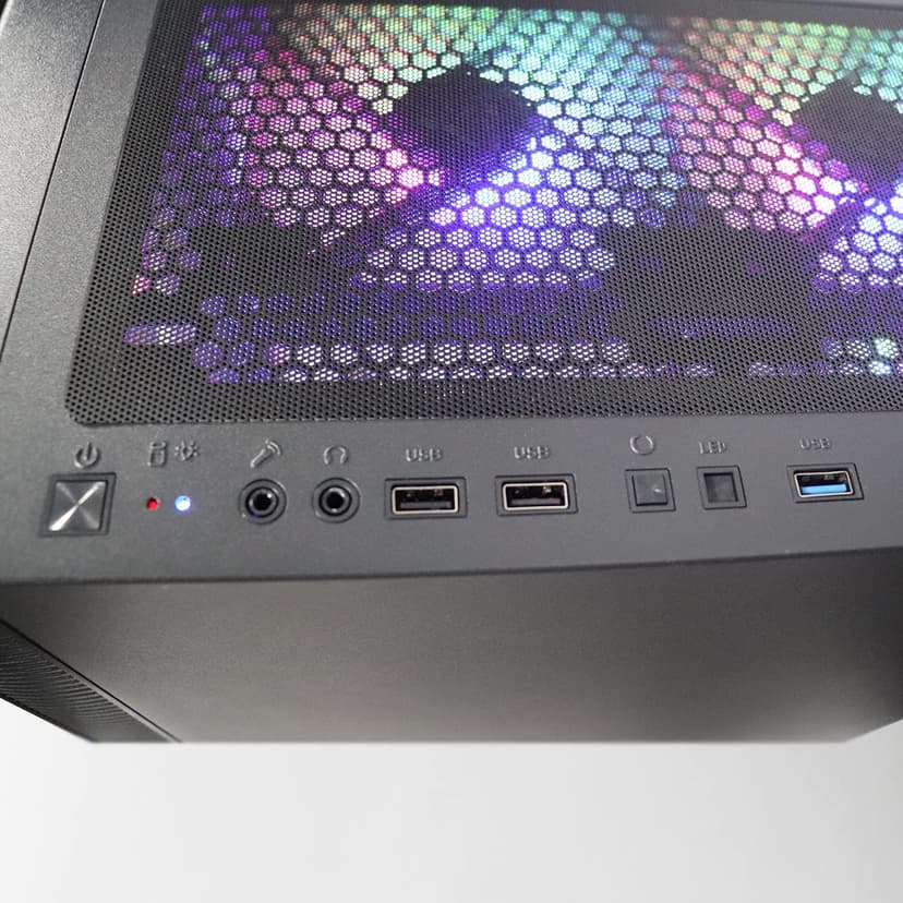 ViprTech Overlord 2.0 Liquid-Cooled PC - AMD Ryzen 7 5700X (4.6Ghz Turbo), RTX 4070 Super 12GB, 32GB DDR4 3200, 2TB NVMe SSD, 800W Gold PSU, VR-Ready, WiFi BT, Win 11, Gaming Desktop Computer