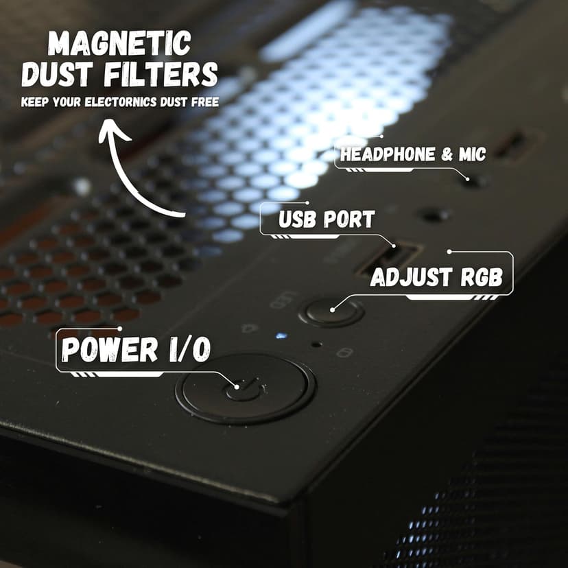 The Horizon Extreme I7 RTX Gaming Desktop PC || i7 E5-2699V3 18-Core || RTX 5060 TI || 64GB RAM || SSD + 4TB HHD || 650 W 80+ Gold Power Supply || 1200 Mbps WiFi Ready || Windows 11 Pro
