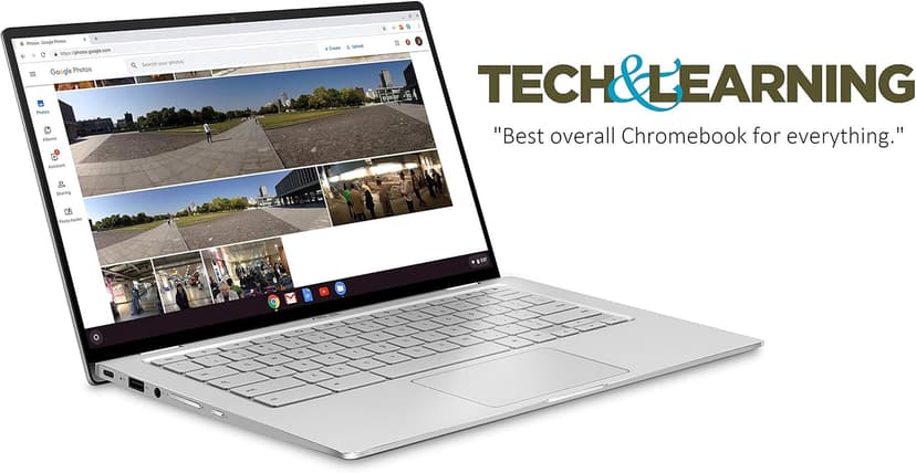 ASUS Chromebook Flip C434 2-In-1 Laptop, 14" Full HD Touchscreen 4-Way NanoEdge, Intel Core M3-8100Y Processor, 4GB RAM, 64GB eMMC Storage, All-Metal Body, Backlit KB, Chrome OS- C434TA-DSM4T, Silver