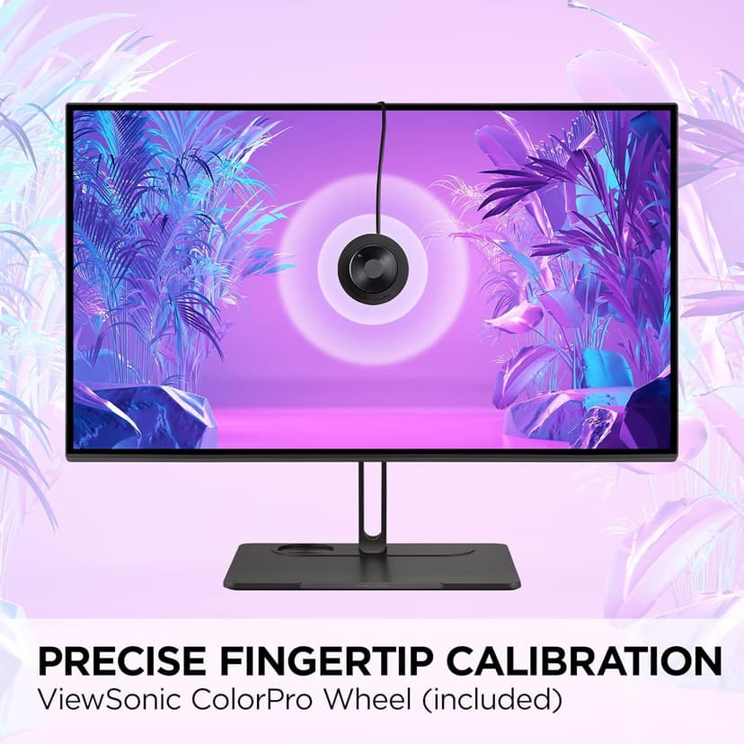 ViewSonic VP2786-4K 27 Inch Premium IPS 4K USB C Monitor with Integrated Color Wheel, 100% Adobe RGB, 98% DCI-P3, Pantone Validated, 90W Charging, HDMI, DisplayPort for Professional Home and Office