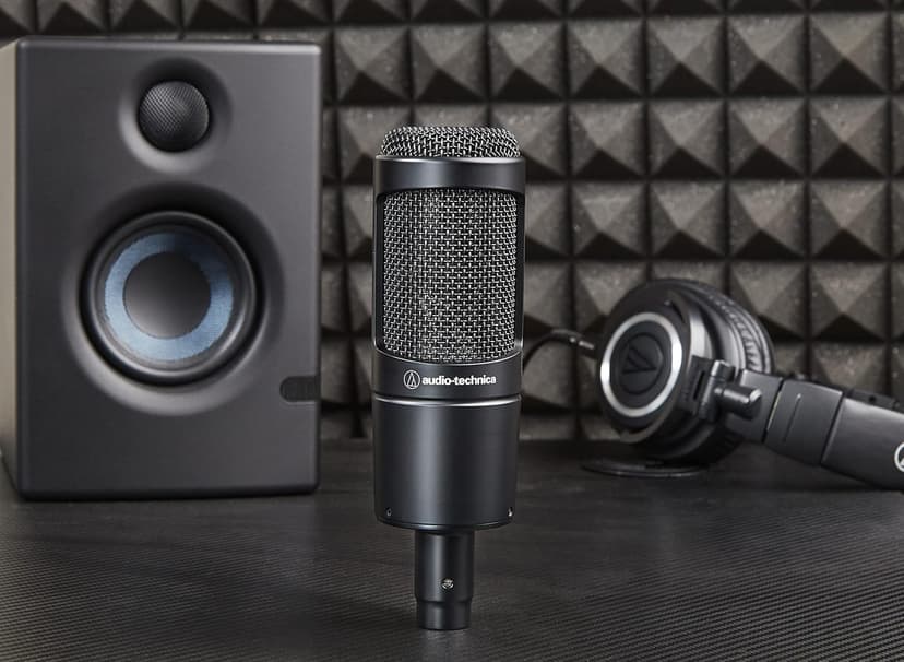 Audio-Technica AT2035 Cardioid Condenser Microphone, Black