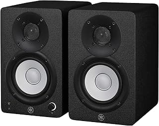 Yamaha HS4 Powered Studio Monitor in Black, Pair (HS4 B)