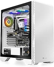 Thermaltake LCGS Glacier 460 AIO Liquid Cooled CPU Gaming Desktop (AMD Ryzen™ 5 5600X 6-core, ToughRam DDR4 3600Mhz 16GB RGB Memory, NVIDIA® GeForce RTX™ 4060, 1TB NVMe M.2, WiFi) S3GL-B550-460-LCS