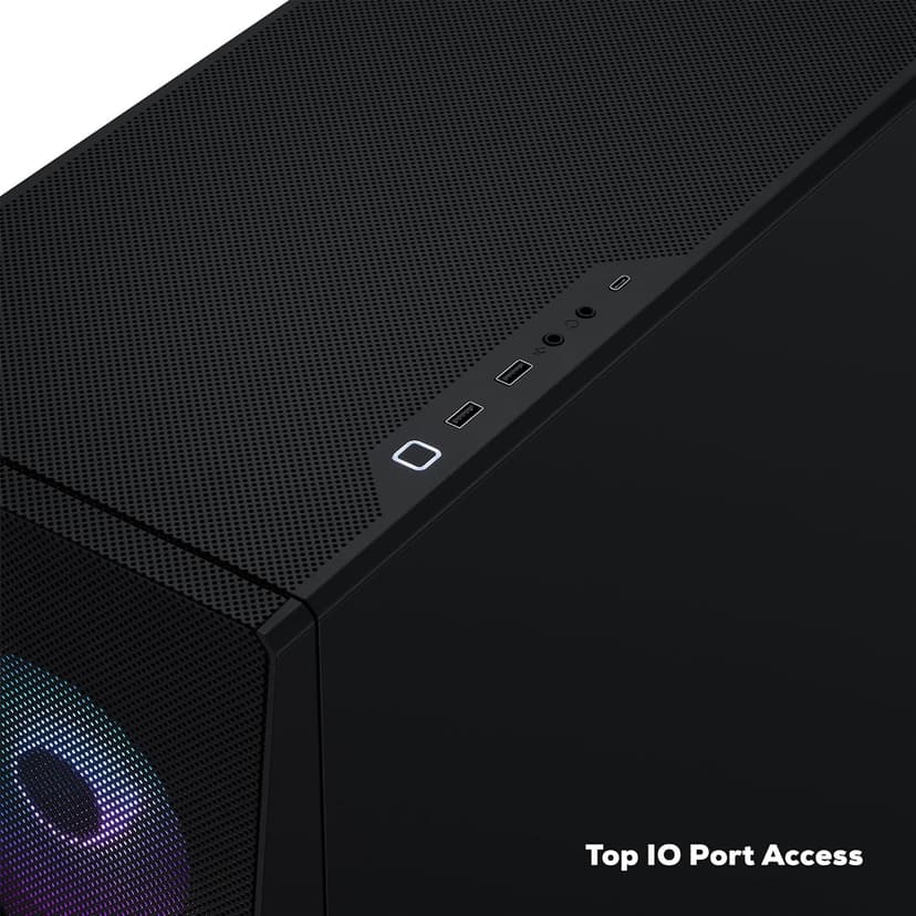 iBUYPOWER Slate MESH Gaming PC Desktop Computer (AMD Ryzen 7 9700X CPU, AMD Radeon RX 7800XT 16GB GPU, 32GB DDR5 Non-RGB 5200MHz RAM (16x2), 1TB NVMe SSD, WiFi Ready, Windows 11 Home) - SMA7R78XT02