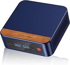 Mini PC, 13th Twin Lake N150 Linux Mini Computers (up to 3.6GHz) 16GB DDR4 512GB SSD Ubuntu Small Desktop Computer 4K Dual Display/WiFi 6/USB3.2/BT5.2/Gigabit Ethernet for Home, Office,Business