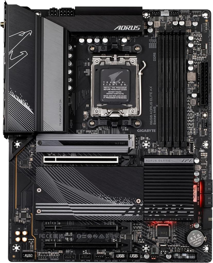 INLAND AMD Ryzen 7 7700X 8-Core 16-Thread AM5 5.4 GHz Unlocked Desktop Processor Bundle with GIGABYTE B650 AORUS Elite AX AM5 DDR5 ATX Gaming Motherboard