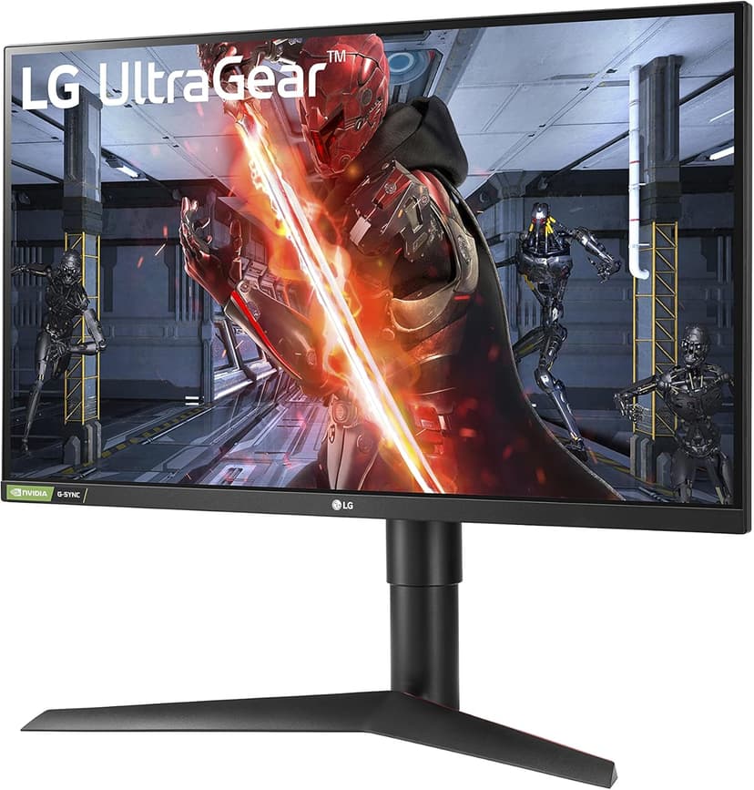 LG UltraGear QHD 27-Inch Gaming Monitor 27GL83A-B - IPS 1ms (GtG), with HDR 10 Compatibility, NVIDIA G-SYNC, and AMD FreeSync, 144Hz, Black