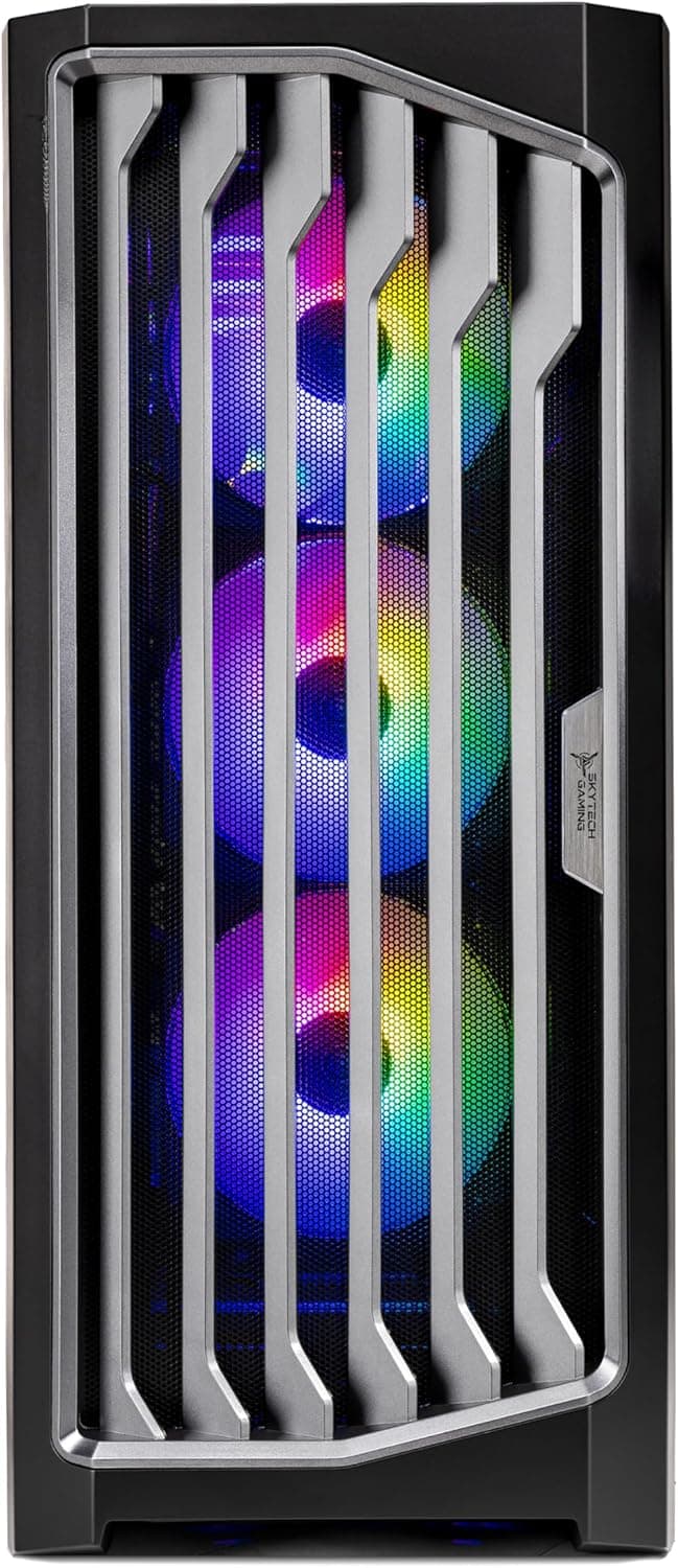 Skytech Gaming Legacy 4 Desktop PC, Ultra 9 285K 3.7 GHz(5.7 GHz Turbo), NVIDIA RTX 5080 16GB, Z890 Board, 2TB Gen4 NVMe SSD, 64GB DDR5 RAM 6000, 1000W Gold ATX 3 PSU, 420mm ARGB AIO, Wi-Fi, Win 11