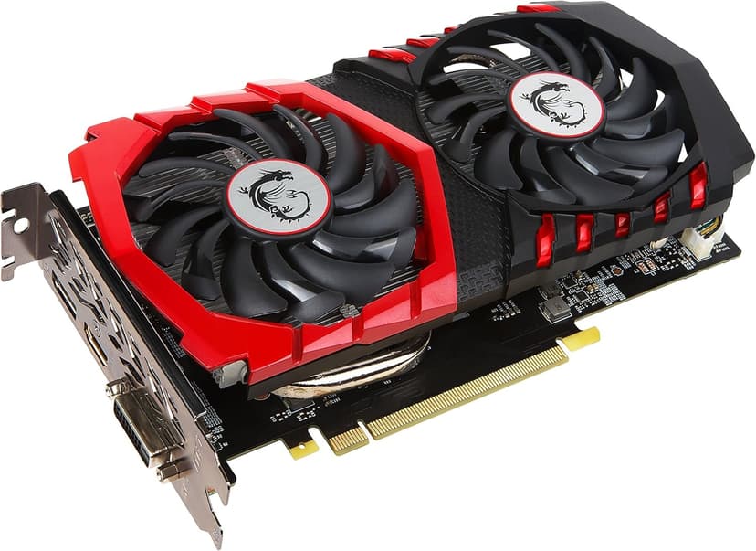 MSI Computer Video Graphic Cards GeForce GTX 1050 TI GAMING X 4G, 4GB