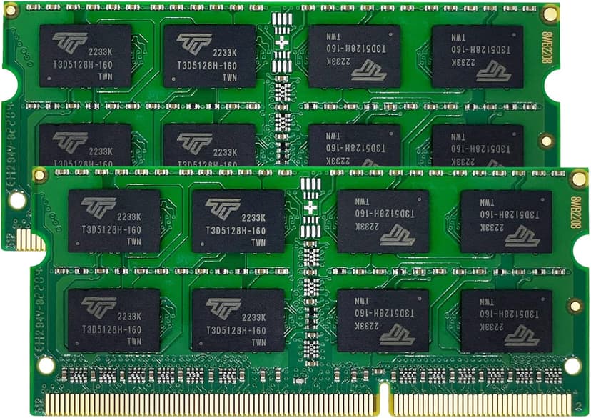 Timetec 16GB KIT(2x8GB) DDR3L/DDR3 1600MHz(DDR3L-1600) PC3L-12800 Non-ECC Unbuffered 1.35V/1.5V CL11 2Rx8 Dual Rank 204 Pin SODIMM Laptop Notebook RAM