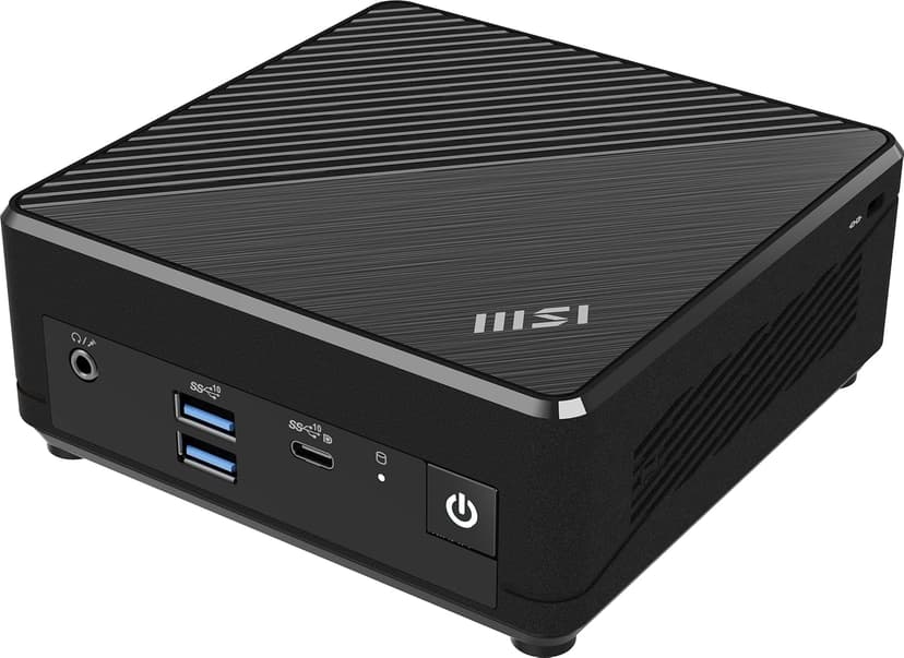 MSI Cubi N ADL Mini PC: Intel Celeron N100, Wi-Fi, Thunderbolt Type C, Black, Non-OS/Barebone: ADL-020BUS