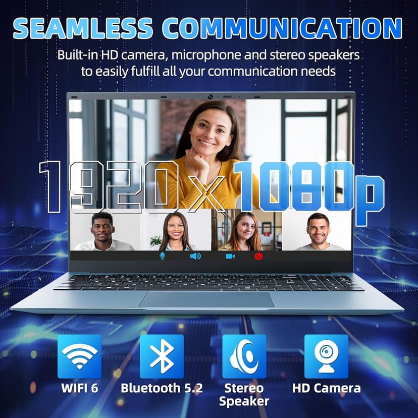 Naclud 15.6 Inch Laptops, 20GB RAM 128GB EMMC+1024GB SSD, Gray | Laptop Computer, Celeron N5095 Quad-Core, Windows 11 Computers, 7000mAh, WiFi 6, BT5.2, USB 3.2 * 3, HDMI, Type-C