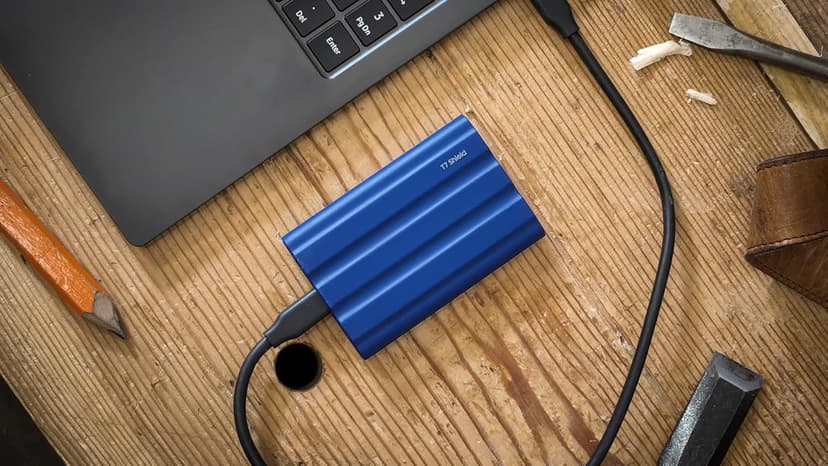 Samsung T7 Shield 4TB Portable SSD - 1050MB/s, Rugged, Water & Dust Resistant, for Content Creators - Black