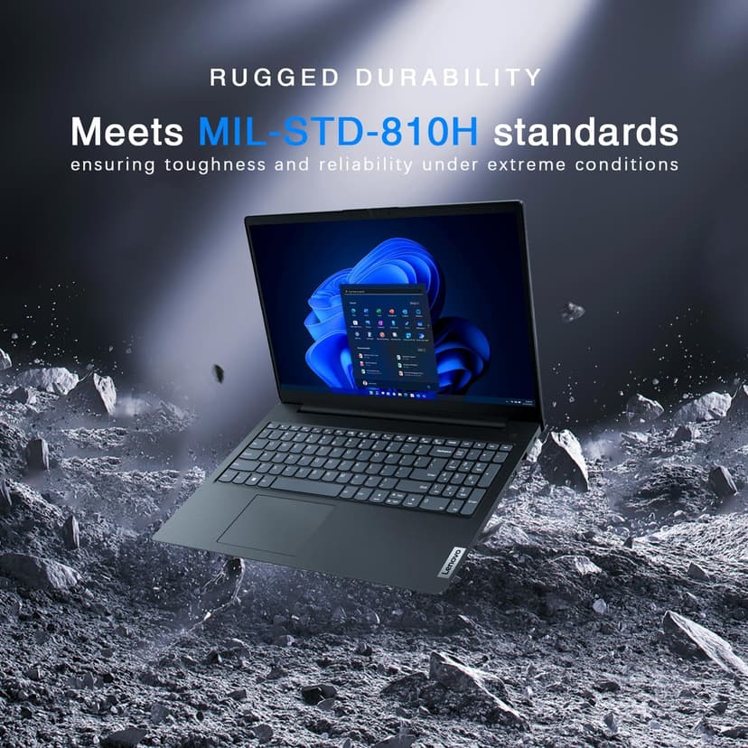 Lenovo V15 Business Laptop | Intel 4-core Processor | 15.6" FHD (1920 x 1080) | 32GB RAM | 1TB SSD | Ethernet RJ-45 | Military Durability | Windows 11 Pro | w/WOWPC 500GB External Storage