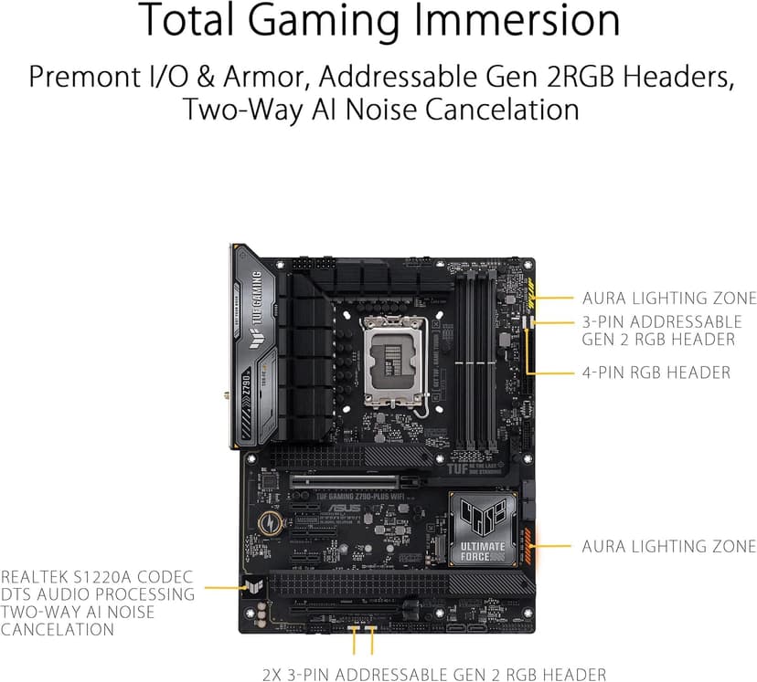 Micro Center CPU Motherboard Combo - Intel i9-14900K 14th Gen 24-Cores LGA 1700 Desktop Processor Bundle with TUF Gaming Z790-Plus WiFi Gaming Motherboard