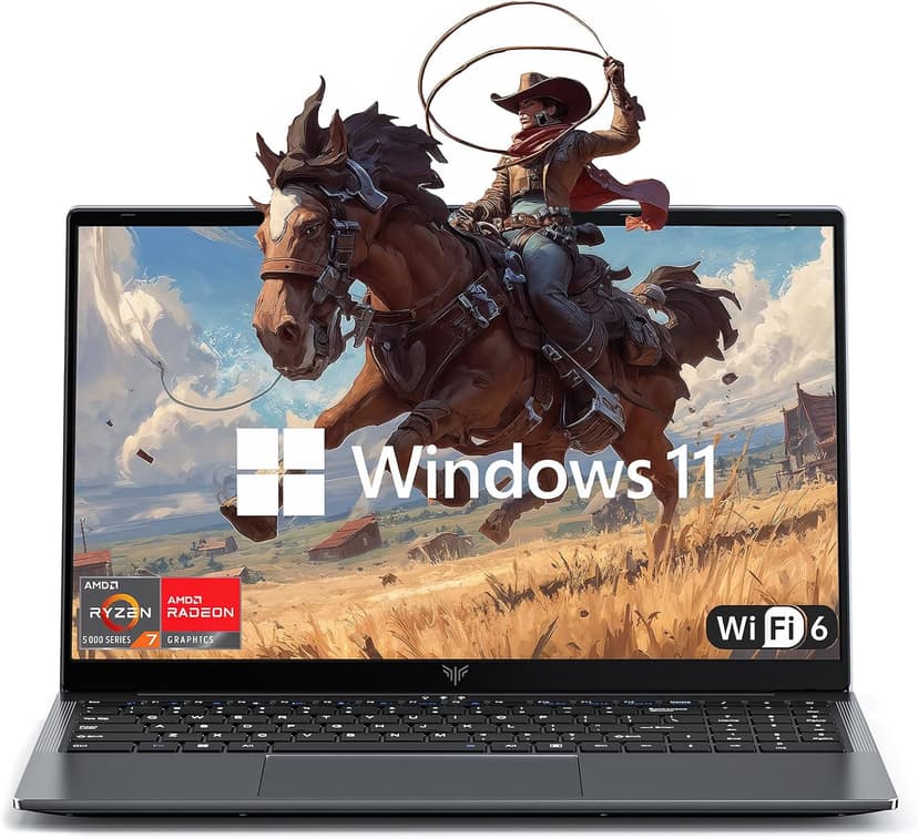 ACEMAGIC Gaming Laptop 15.6-in AMD Ryzen-7 5700U Traditional Laptop 16GB DDR4 512GB NVMe SSD AMD Laptops WiFi 6 Numeric Input HDMI Type-C 3.5mm Audio Webcam USB3.2 Office Laptops Home Laptop