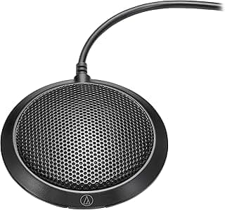 Audio-Technica ATR4697-USB Omnidirectional Condenser Boundary Microphone,Black