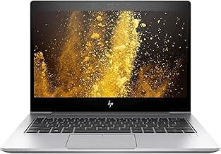 HP Elitebook 830 G5 13Inch FHD Laptop, Core i5-8350U 1.7GHz, 16GB RAM, 512GB SSD, Windows 10 Pro 64Bit, Silver, CAM (Renewed)