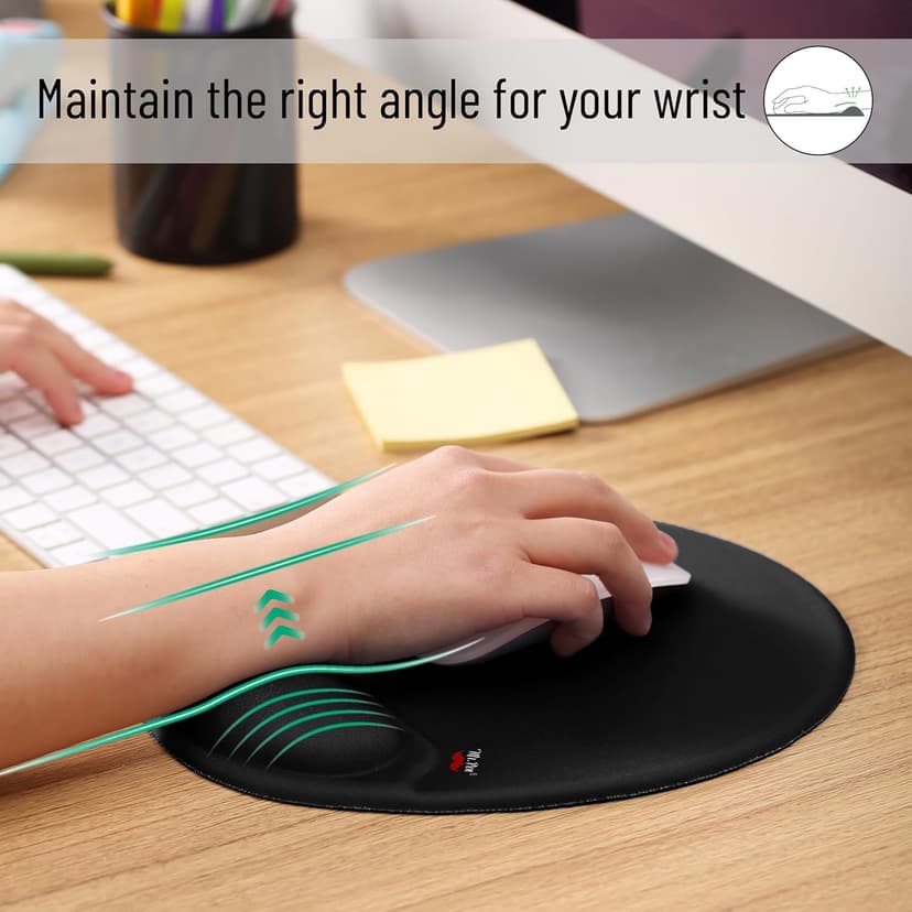 Mr. Pen- Mouse Pad with Wrist Support, Ergonomic Pad, Gel Gaming Support, Back to School Supplies