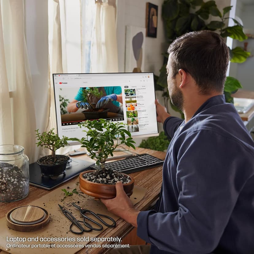 HP Series 5 27 inch FHD Monitor, Full HD Display (1920 x 1080), IPS Panel, 99% sRGB, 1500:1 Contrast Ratio, 300 nits, Eye Ease with Eyesafe Certification, 527sa (2024)