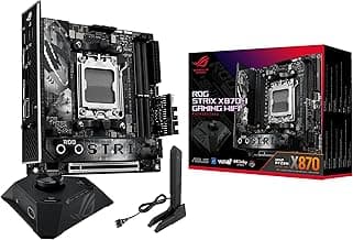 ASUS ROG STRIX X870-I GAMING WIFI AMD AM5 X870 Mini ITX motherboard 10+2+1 power stages, Dynamic OC Switcher, Core Flex, DDR5 AEMP, WiFi7, 2x M.2, PCIe®5.0, Q-Release Slim, USB4, AI OCing & Networking