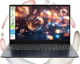 Lenovo IdeaPad Laptop with Microsoft Office and 1TB Cloud Storage (1-Year)| 15.6 inch HD Computer| 16GB RAM| 128GB eMMC & 128GB Portable SSD| Intel 2-Core CPU| Webcam| AI-Powered Windows 11| LE Bundle